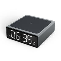 NOKLEAD Reloj De Alarma Digital Con Cargador Inalámbrico Para Teléfono Luz LED Ajustable Brillo Y Función De Sueno Moderno Para Dormitorio - details 11