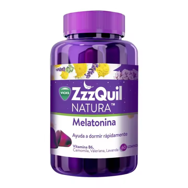 Zzzquil Natura Melatonina 60 Gominolas - Ayuda a Dormir Rápidamente - 1