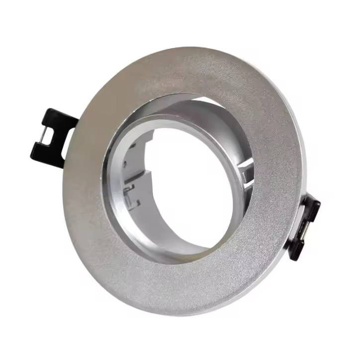 Barcelona LED Aro downlight circular basculante para bombilla GU10 / MR16 - Corte Ø75 mm - 1