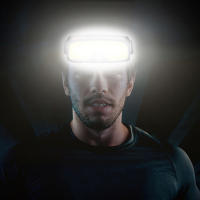 Linterna Frontal COB LED Super Brillante Recargable 180° Lámpara De Corbata Impermeable Para Actividades Al Aire Libre Como Pesca Senderismo Camping Y Ciclismo - details 13