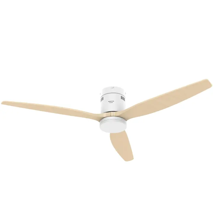 Taurus - Polar 3B Ventilador de Techo con Mando a Distancia  30 W  Madera Natural  Madera Clara  Ultra silencioso  3 Aspas 132 de Diámetro  Función Verano-Invierno  Temporizador  LED - 1