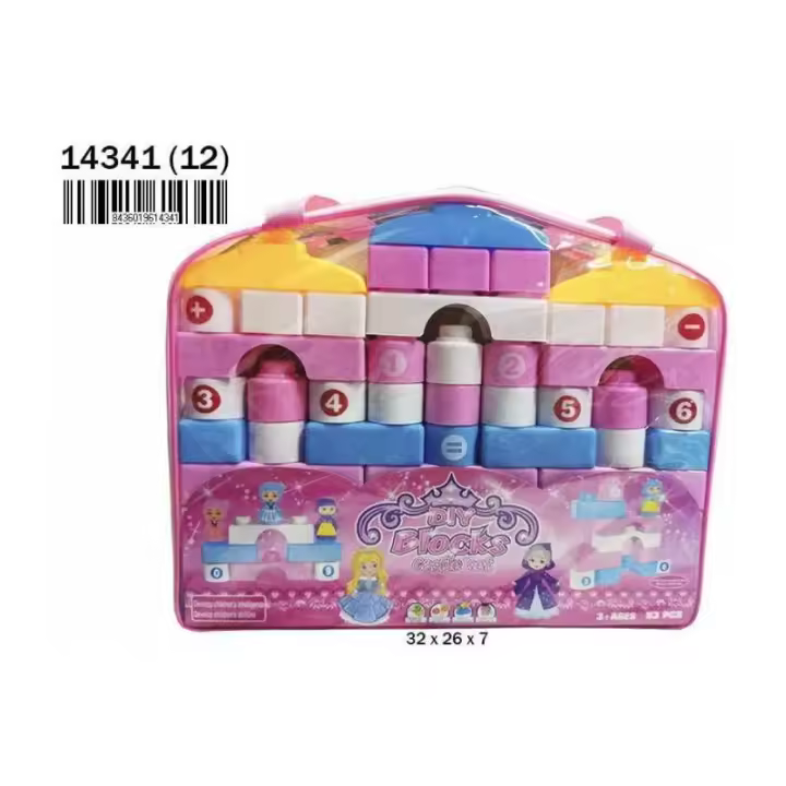 BOLSA BLOCKS PRINCESAS 53 PIEZAS DE RAMA TRITTON - 1