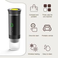 Máquina de café portátil 3 en 1 para el hogar y el coche, máquina de café eléctrica sin cable, funciona con cápsula y café de tierra, 20 bares, mini cafetera fría y caliente con taza de 150 ml - details 7