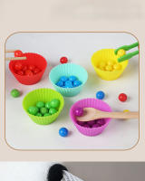 Juguetes Educativos Montessori Para Niños Prueba De Colores Con Test Tube Y Cuentas De Bricolaje Para El Desarrollo Cognitivo Y La Coordinación Ocular-Mano - details 2
