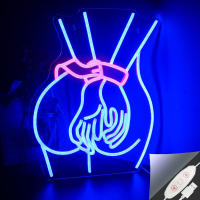 Señal Neón De Día De San Valentín Para Mujeres Decoración Moderna Para Dormitorio Sala De Juegos De Hombres Fiesta Bar Club Estilo Físico Irregular - details 1