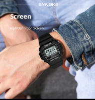 Reloj Digital Deportivo Para Mujer SYNOKE Luminoso Multifuncional Impermeable Cronógrafo Estilo Outdoor Moda Estudiante - details 6