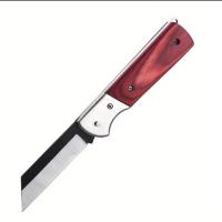 Cuchillo Plegable Portátil De Acero Inoxidable Con Mango De Madera Para Viajes Y Camping Herramienta Al Aire Libre Accesorios De Cadena De Llaves - details 3