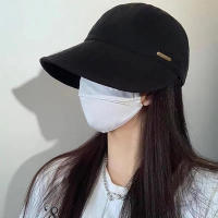 Sombrero De Pescador Amplio Para Mujer Sombrero De Sol Plegable Y Portátil Protección Solar Casual Unisex Para Exterior - details 1