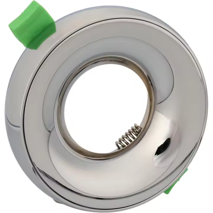 Jandei - Aro Circular Fijo Semi Empotrable en Techo para Bombilla GU10 / MR16. Embellecedor Corte 75mm Ø98*25mm, No Incluye Luz Led - 3 Colores a Elegir - 1