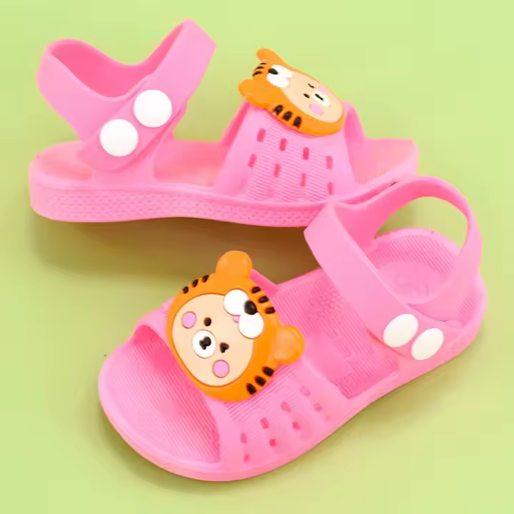 Zapatillas De Verano Para Niños Y Niñas Zapatos De Plástico Suaves Para Bebés Niñas Y Niños Sandalias Transpirables Y Antideslizantes Con Diseño De Dibujos Animados - 1