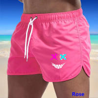 Shorts De Verano Para Hombre Con Bolsillos Y Cordón Transpirables Ropa De Playa Cortos De Natación Secado Rápido Para Surf - details 4