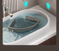 2PCS Organizador De Baño Estante De Ducha Plástico Sin Perforar Accesorios De Baño Estante De Almacenamiento Para Cocina Tipo De Instalación Soporte De Pared - details 15