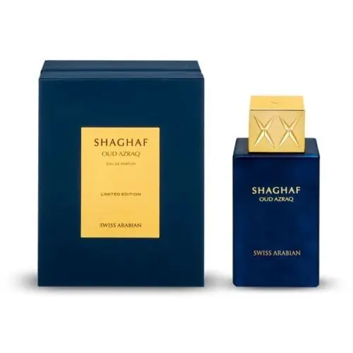 Shaghaf Oud Azraq de Swiss Arabian: Perfume Árabe 100% Original – Una Fragancia Unisex que Encanta con la Magia del Oud y la Elegancia Oriental - 1