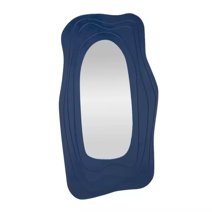 Espejo con Marco MF473, MDF, Azul, 90x4x165 cm - 1
