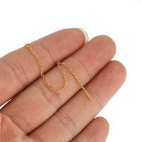 10pcs Gancho Para Pendientes De Acero Inoxidable Galvanizado Dorado 8cm Hebillas Para Joyería DIY Para Mujeres Pendientes Colgantes - details 1