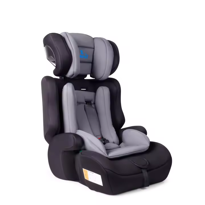 Toral Alzador Coche Niño - Silla Coche Grupo 1 2 3 i-Size - Desde 76-150 cm - Silla Coche Bebe - Elevador coche niño y niña - Silla bebe coche Modelo Gris - 1