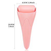 1pc Rodillo De Hielo Masajeador Para Musculos Superficiales Y Cuidado De La Piel Con Mango De Plástico Herramienta Multiusos Para El Rostro - details 6