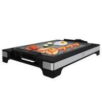 Cecotec 3094 Tasty&Grill 2000 InoxStone. Plancha eléctrica de 2000 W Placa RockStone antiadherente Termostato regulable 5 niveles Placa extraíble Apta lavavajillas - details 1