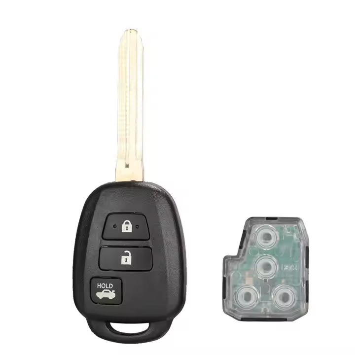 Llave De Control Remoto Para Coche Toyota RAV4 Highlander Sequoia Tundra Tacoma Fob 3 4 Botones 314MHz /315mhz Con Chip H - 1