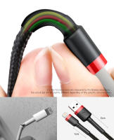 Cable USB Baseus Para iPhone 14 13 12 11 pro Max Xs X 8 plus Carga Rápida 2.4A Línea De Datos USB Con Conector Lightning - details 1