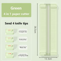 Cortadora De Papel Manual 4 En 1 Doble Dirección Para Escuelas Oficinas Y Hogares Con 4 Cabezales Incluidos Herramienta De Oficina Esencial - details 10