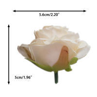 5pc Flores Artificiales De Seda Rosa Para Decoración De Hogar Fiesta De Navidad Boda Cumpleaños DIY De Flores Falsas Calidad Alta - details 1