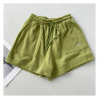 Pantalones Cortos A-line Amplios Con Cinturón Ajustable Para Mujer Estilo Coreano Casual Versátil Para El Hogar Y Deportes - details 8