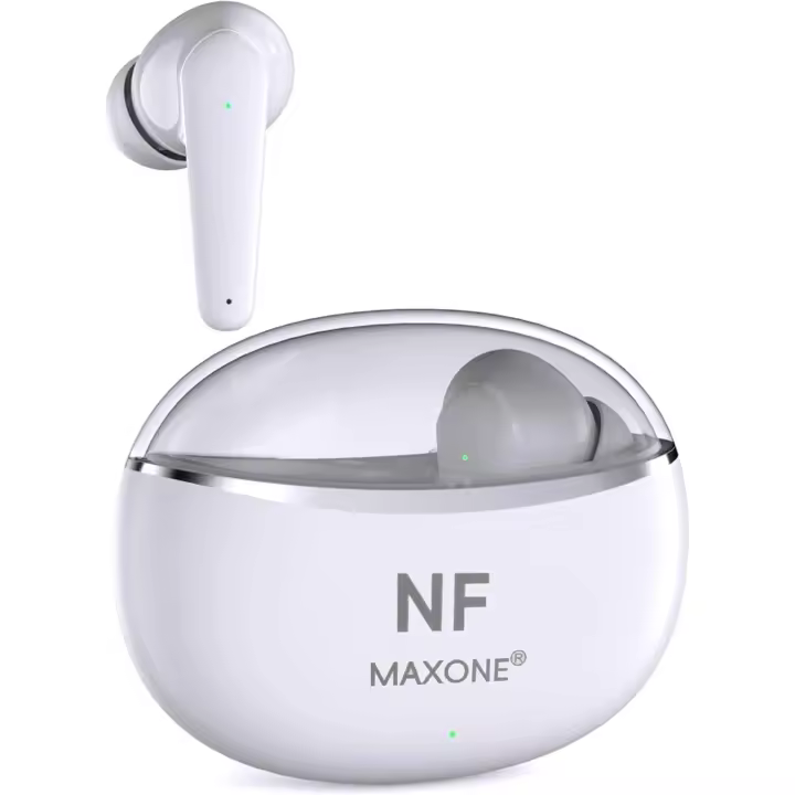Auriculares Inalambricos Bluetooth, Marca NFMAXONE- Cascos lnalámbricos Bluetooth 5.3 Reproducción de 40 Horas Hi-Fi Estéreo Auriculares lnalámbricos USB C Audifonos Inalambricos HD Mic para iOS Galaxy Xiaomi Android - 1