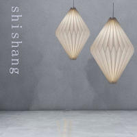Sombrilla De Ceilin Origami 1PC Cubierta De Lámpara Colgante Estilo Nórdico Calabaza Ajo Cintura Diamante Luz Colgante Cord Fixture Para El Hogar - details 5