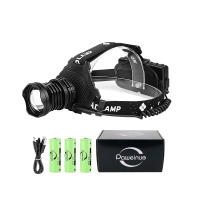 Linterna Frontal LED Potente Recargable Tipo-C XHP90.3 Lámpara De Mano Super Brillante Impermeable Para Pesca Y Actividades Al Aire Libre - details 0