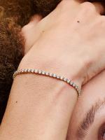 Pandora - Pulsera de Tenis brilliant-Baño de Oro de 14K - details 1
