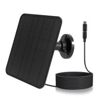 Panel Solar 5V 30W Para Carga De Cámara De Seguridad Eufycam 3/3C/2/2C/2 pro Cable De Carga Micro USB & Type-C Longitud 9.8Ft Material Silicio Monocrómico - details 0