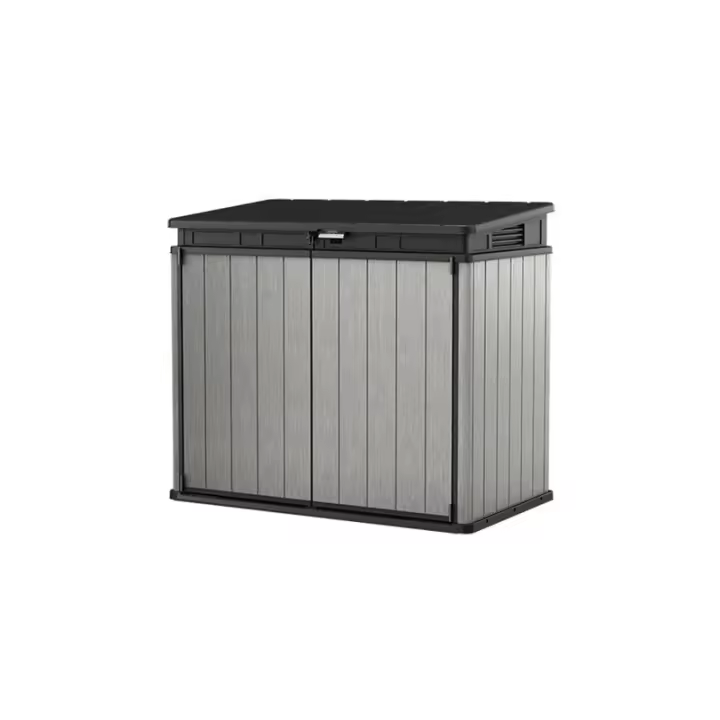 KETER 237830 Cobertizo de exterior Elite Store 141x82x123,5 cm y 1,2m2 - Deco Gris - 1