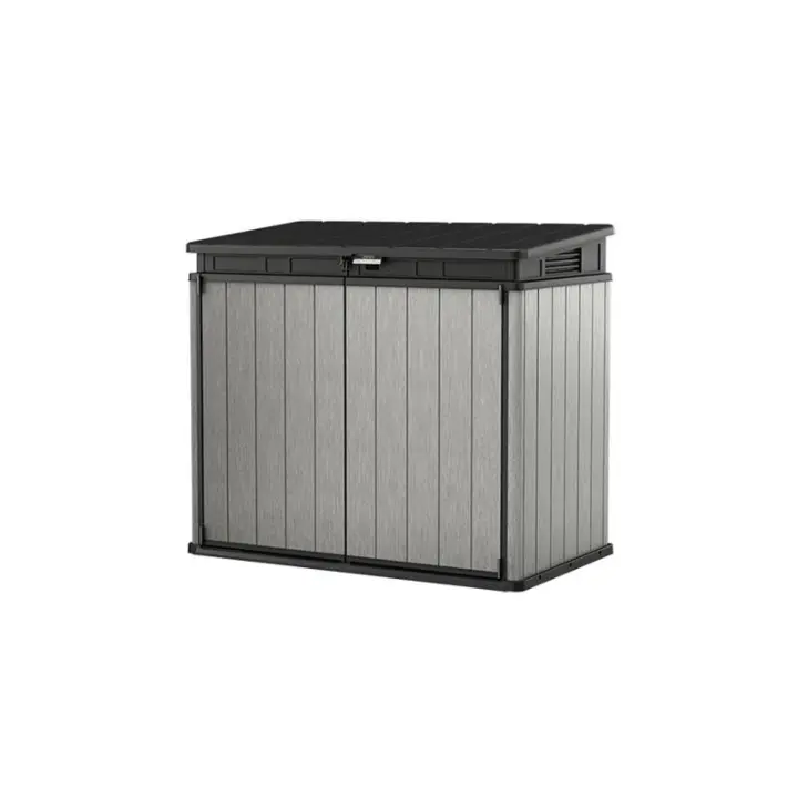 KETER 237830 Cobertizo de exterior Elite Store 141x82x123,5 cm y 1,2m2 - Deco Gris - 1