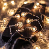 Luces De Navidad LED USB 6m Con Estrella De Escarcha Y Esferas Decoración De Hogar Para Año Nuevo Y Navidad Cuerda De Luces De Guirnalda Poderizado Por USB - details 4