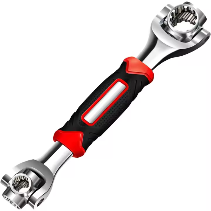 Llave de vaso universal 52 en 1, herramientas de reparación giratorias de acero inoxidable, llave giratoria de 360 grado - 1