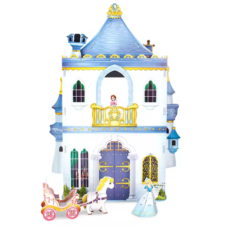 DAM. Puzle 3D FAIRYTAIL CASTLE 35x22x48cm. - 1