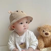 Gorro De Sol Para Bebé Oso Con Orejas De Algodón Unisex Para Niños Y Niñas Sombrero De Pescador Estilo Panama Para Verano - details 5
