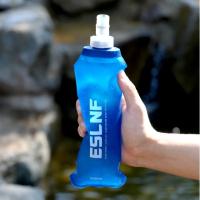 Botella De Agua Desmontable De Silicona 500ml Para Exteriores Correr Camping Senderismo Viajes Conveniente - details 4