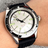 Reloj De Buceo Automático Tandorio 40mm Cristal De Zafiro Domado Acero Inoxidable Luminoso Resistente Al Agua 20BAR Masculino - details 39