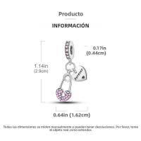 Encanto De Plata De 925 Para Pulsera Con Barco De Paseo Y Corazón Joyería Fina Para DIY Regalo Con Cuentas De Papel Y Rosas - details 90