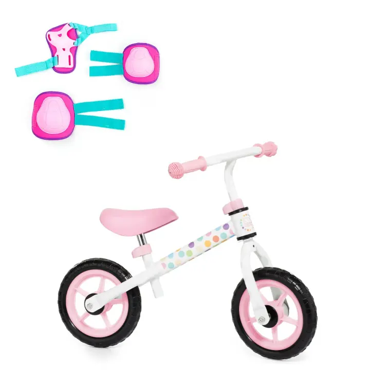 MOLTO Bicicleta sin pedales Minibike Rosa Molto + Protecciones Rosa - 1