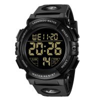 Reloj digital para hombre, deportivo, militar, resistente al agua, cronógrafo, para exteriores, con luz de fondo LED, alarma y fecha - details 6