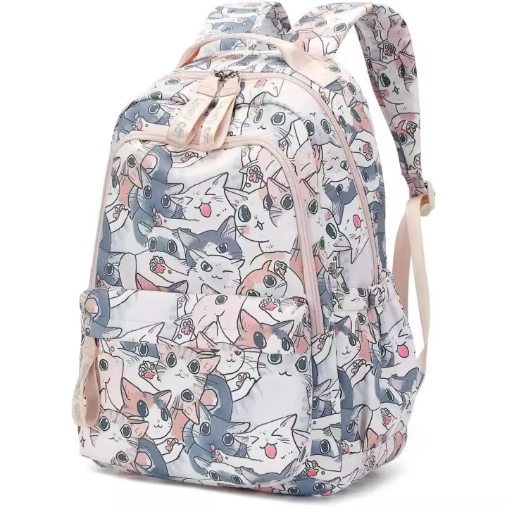 Mochipa para Niñas, Linda mochipa para Gatos, mochipa para estudiantes de Escuela Primary, mochipa para estudiantes, niña (Gatito Azul) - 1