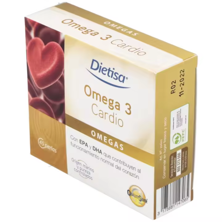 Dietisa Omega 3 Cardio 45 Perlas - Suplemento Dietético - 1