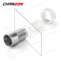 Soporte De Lámpara LED 3mm 5mm Con Funda De Plástico Y Cromo Base Para Dióodo Luz Emitiendo Diélectrica Montaje En Panel - details 9