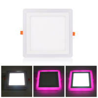 Panel De Techo LED Recubierto RGB Con Control Remoto 6W/9W/16W/24W Redondo/Cuadrado Luz De Bajo Con Driver AC85-265V Para Foyer - details 7