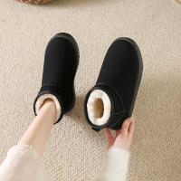 Botas De Nieve Para Mujer Suelta Gruesa De Algodón Antideslizantes Invierno Zapatos Nuevos Estudiantes 2023 Botas Negras - details 6