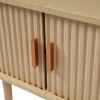 Muela TV Salón con Almacén + Mesa Redonda MDF Grano de Madera 2 cajas, capacidad de carga 30KG Dimensiones 175x40x42cm - details 4