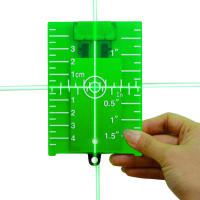 Tablero De Destino De Nivel Laser Rojo / Verde Línea Transmisión De Distancia Placa Magnética Pulgadas / Centímetros Tablero De Nivelamiento Herramienta Colgada En Pared Y Piezas De Piso - details 7